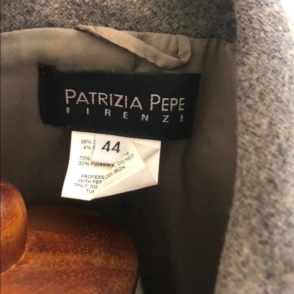 Patrizia Pepe Gray tan marled Blazer - Picture 6 of 7